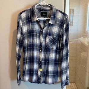 RAILS PLAID HUNTER BUTTON UP SHIRT SIZE M